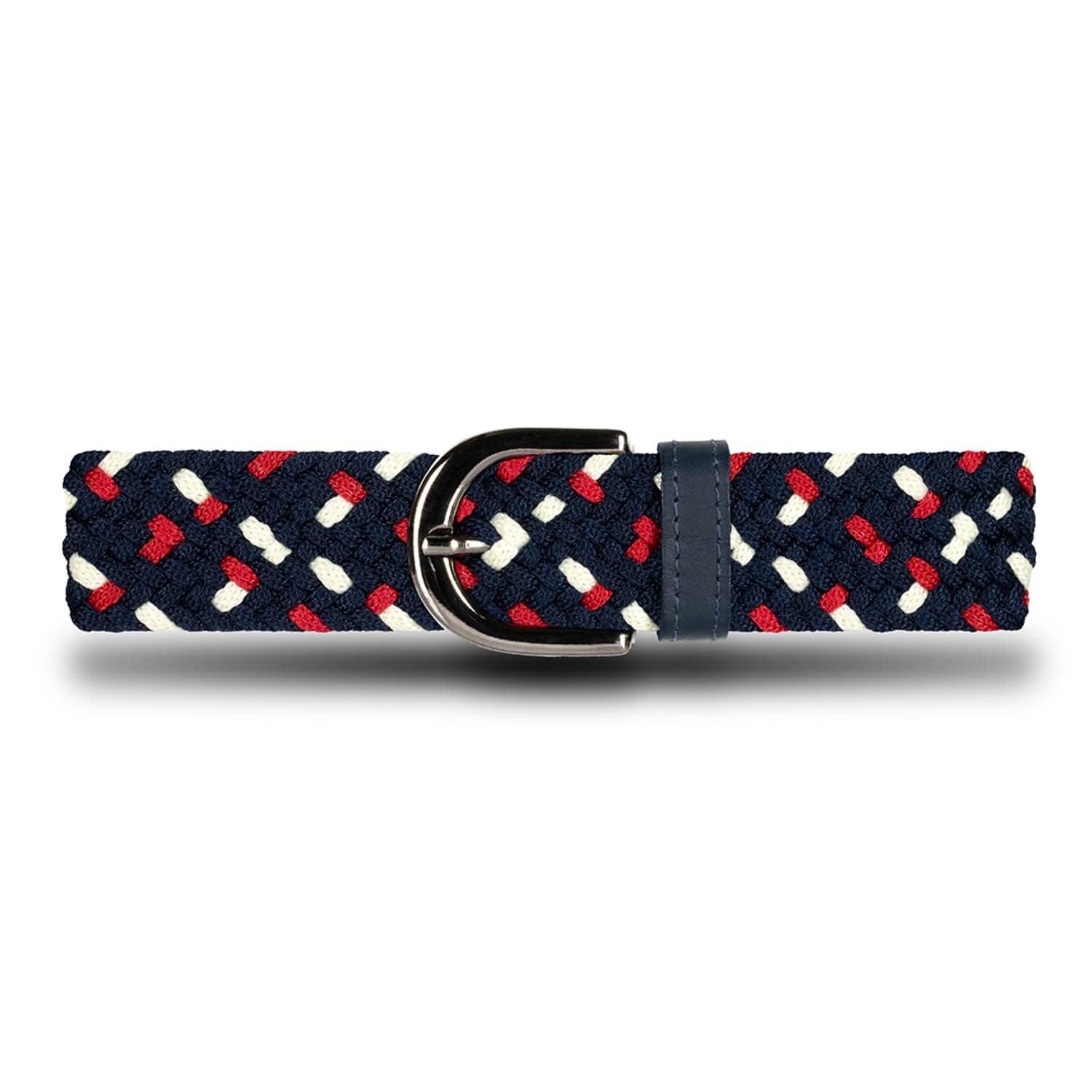 Cinturón trenzado mujer azul vermont OS12 - Origeness Colombia